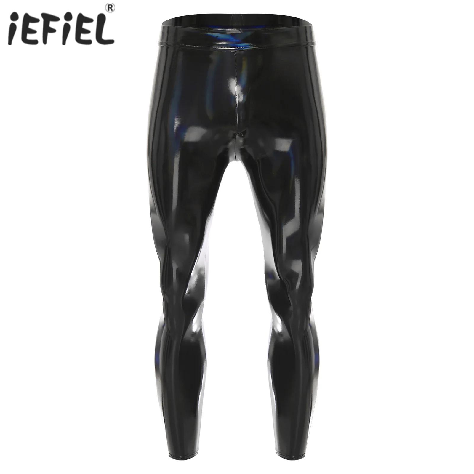 Summer Clothing Looks - Mens Black Disco Tights Pants Leggings