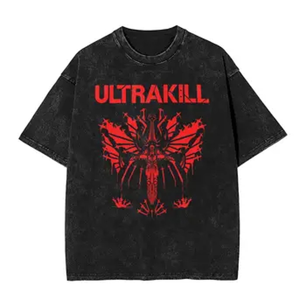 Summer Games Clothing - Awesome Ultrakill Shooting Game T-Shirts Men's