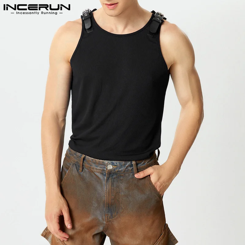 INCERUN Men Tank Tops Solid Co - Summer Clothing Colors 2026 review and price