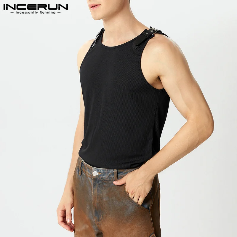 INCERUN Men Tank Tops Solid Co - Summer Clothing Colors 2026 review and price