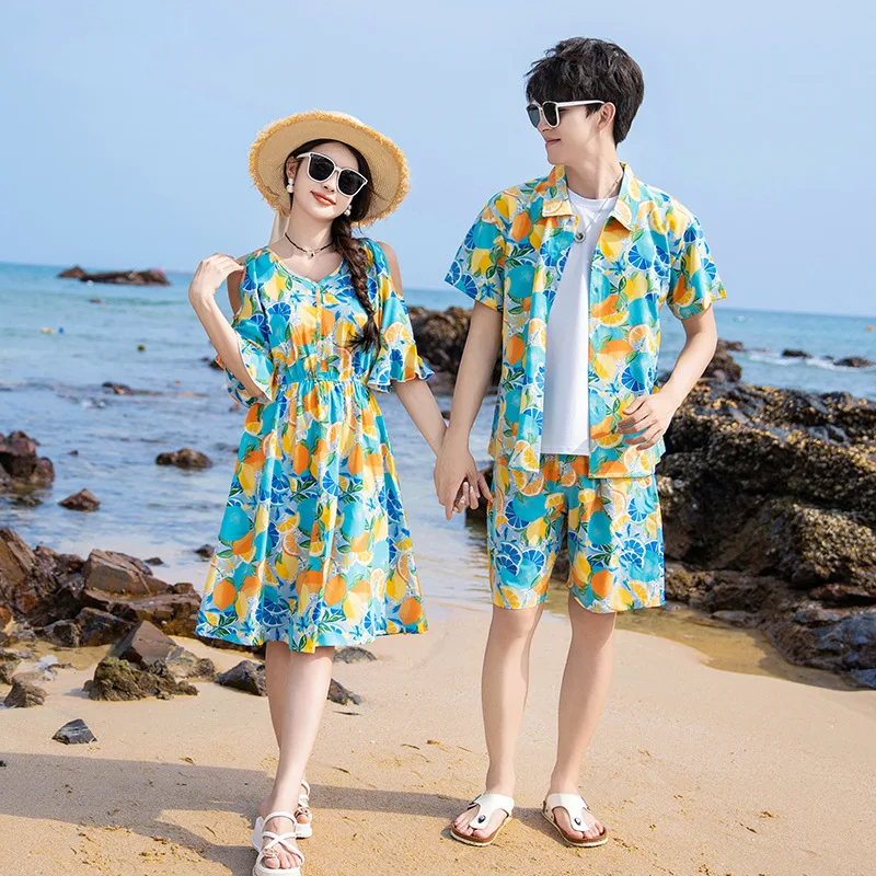 Vacation Area Couple Look Pare - Summer Clothing Looks review and price