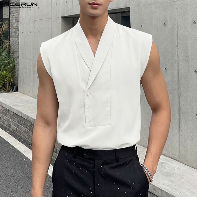 INCERUN Men Tank Tops Solid Co - Summer Clothing Colors 2026 review and price