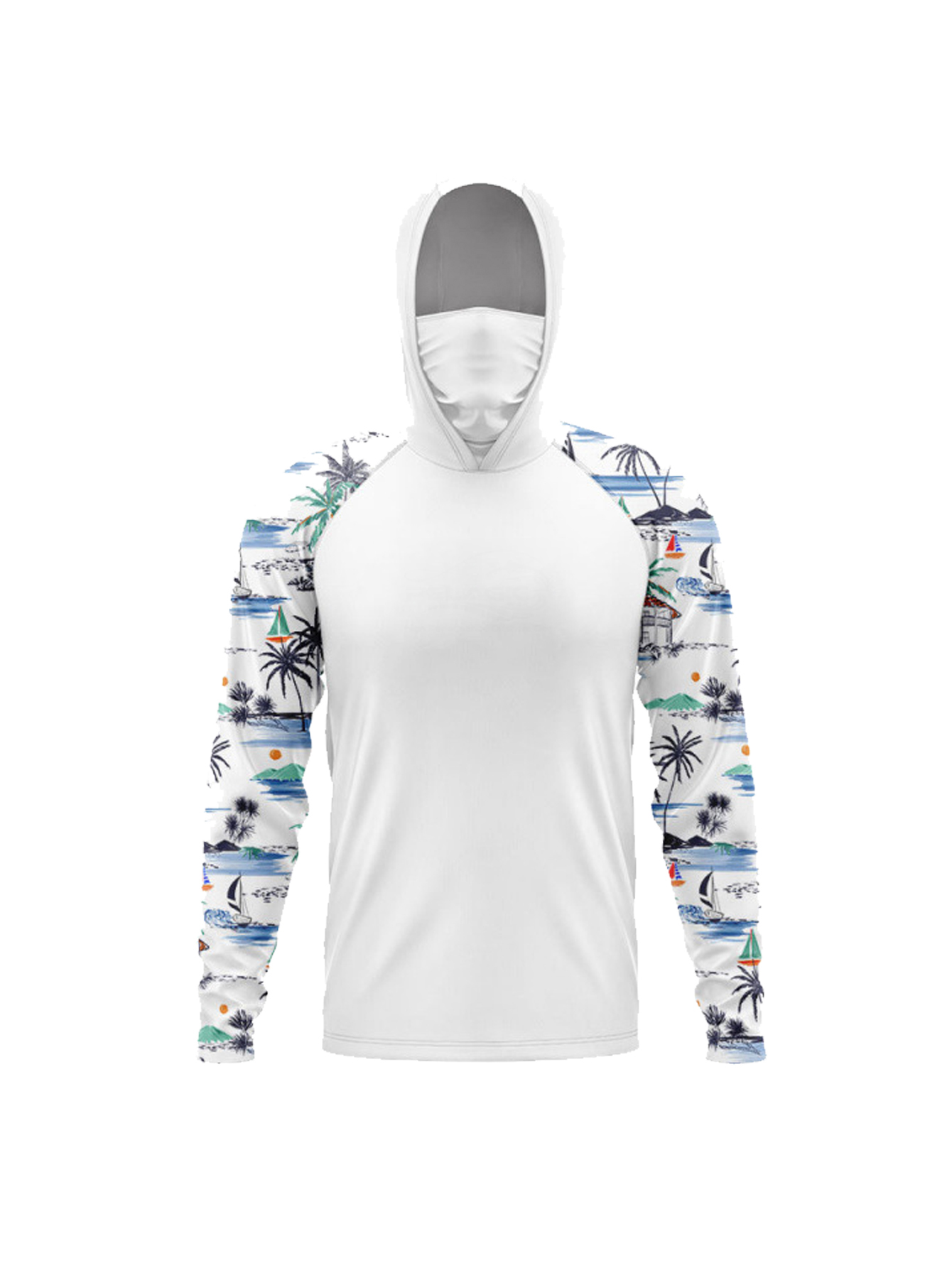 Fishing Hoodie Shirts with Mas - Summer Knit Clothing review and price