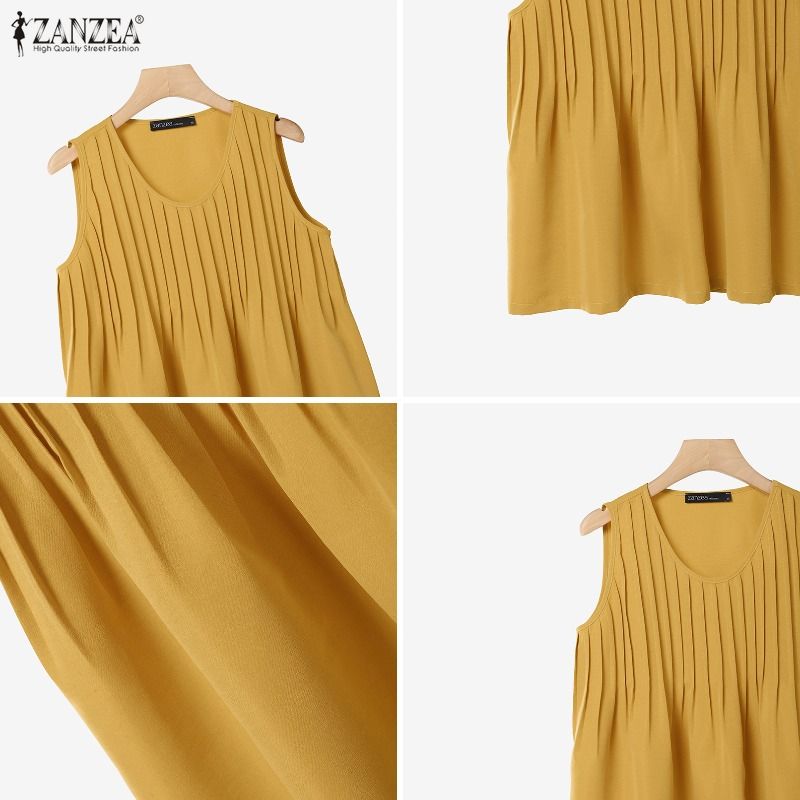 ZANZEA Plus Size 5XL Woman Pin - Summer Clothing Plus Size Women review and price