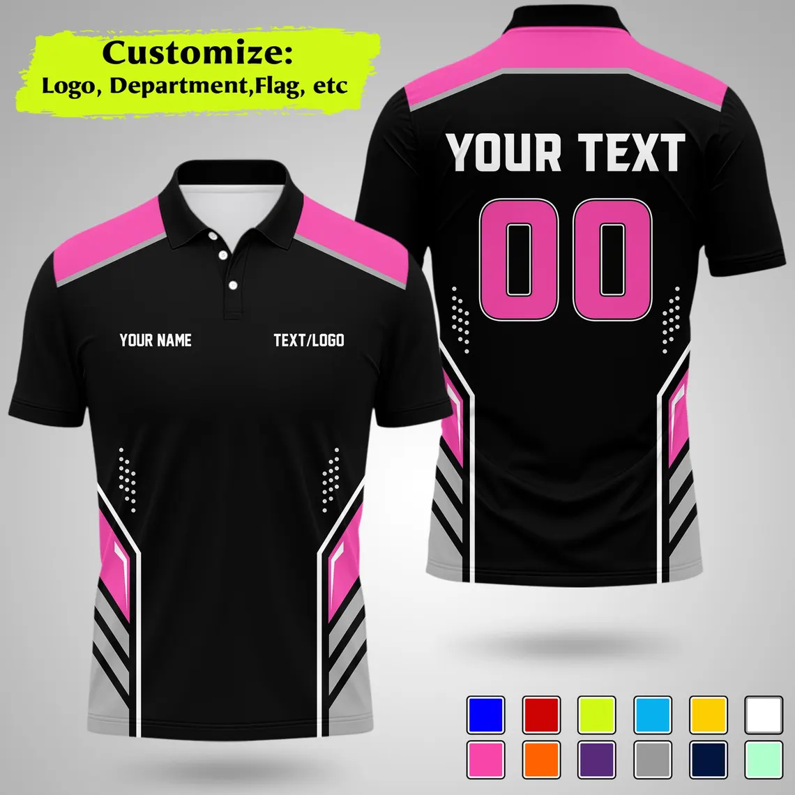 New Personalized Team Polo Shi - Summer Clothing Names review and price