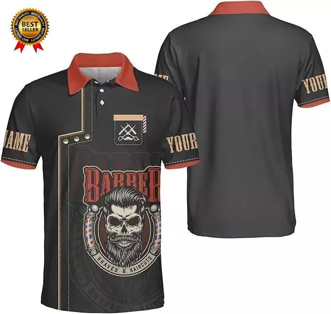 2025 Barber Short Sleeve Polo  - Summer Clothing Names review and price
