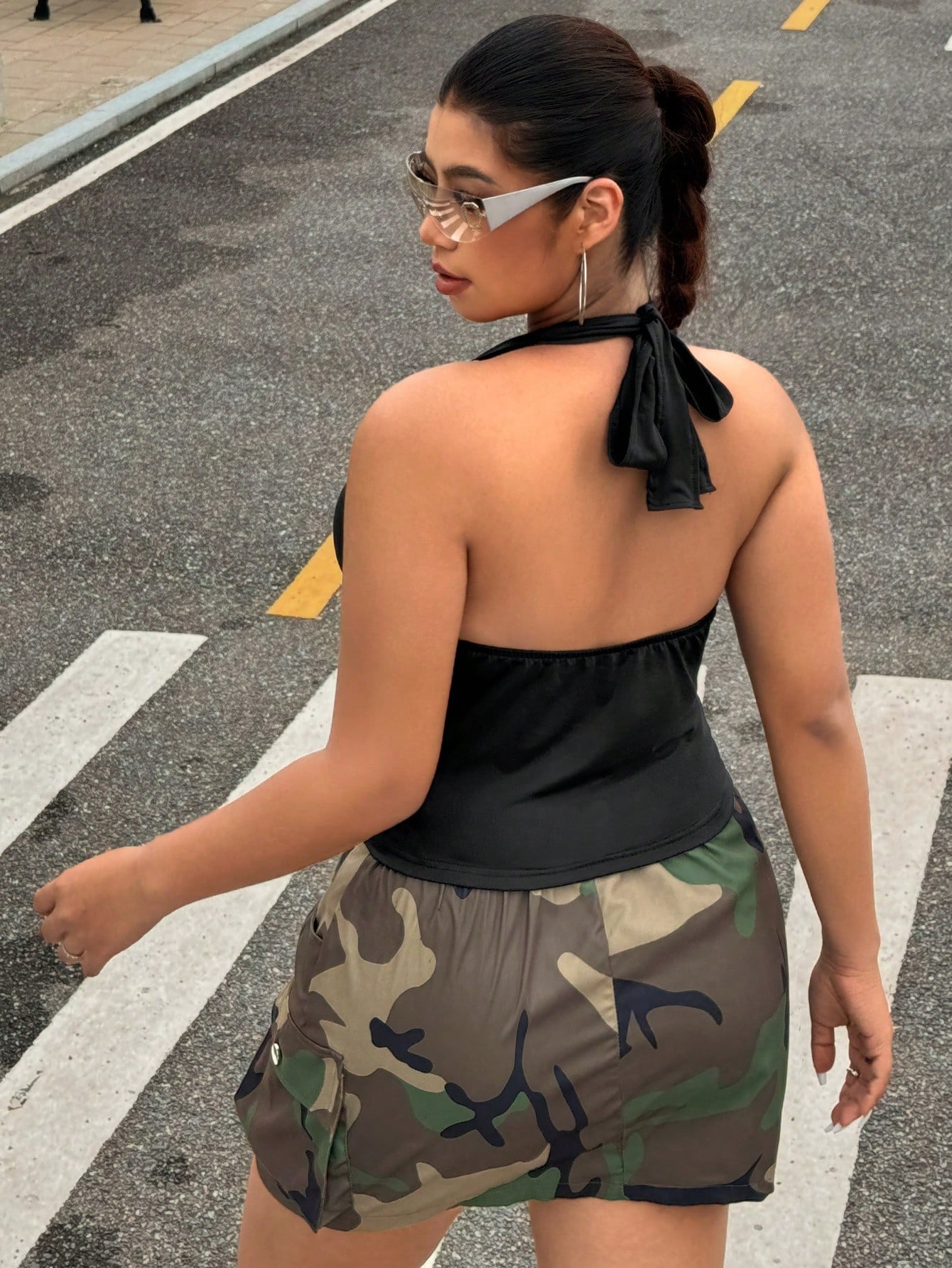 New Fashion Solid Color Plus S - Summer Clothing Plus Size Women review and price