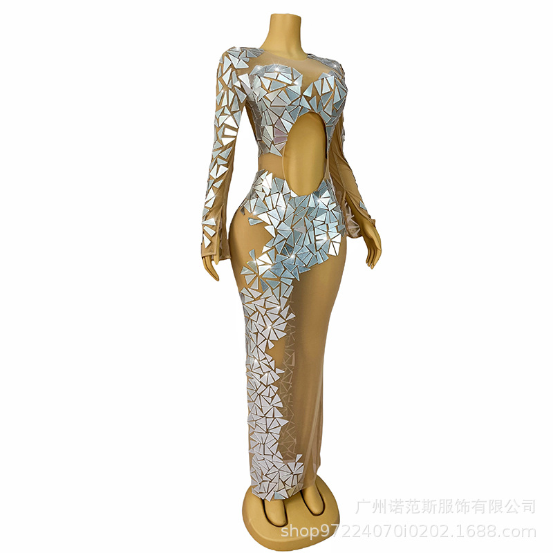 Luxury Mirror Sequined Mesh Pe - American Summer Clothing Company review and price