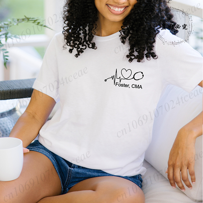 Custom Name Nurse Shirt Stetho - Summer Clothing Names review and price