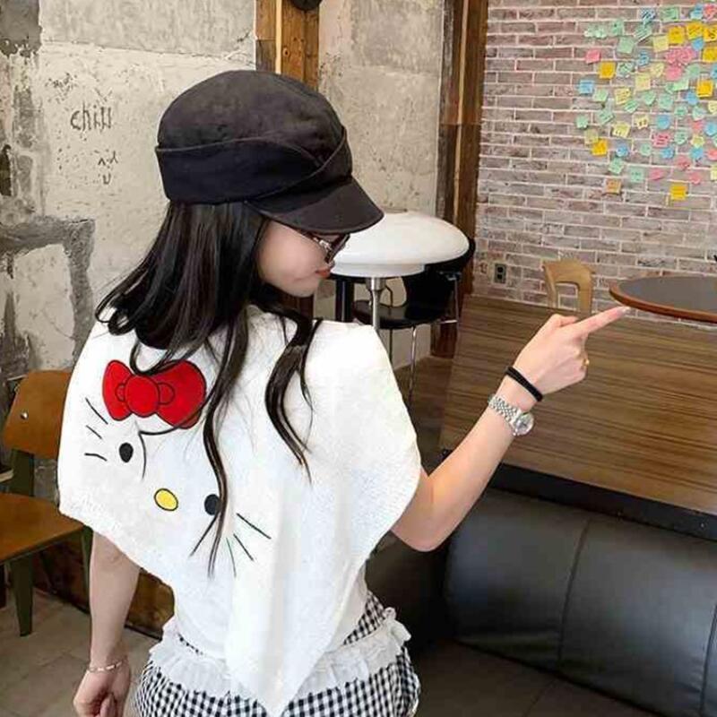 2026 New Hello Kitty Pattern S - Summer Knit Clothing review and price