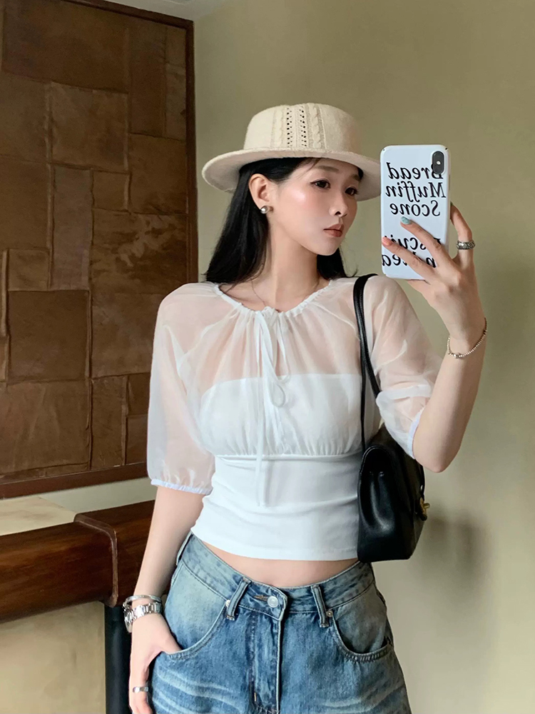 Mulberry Silk-Paneled Top with - Summer Clothing Shops review and price