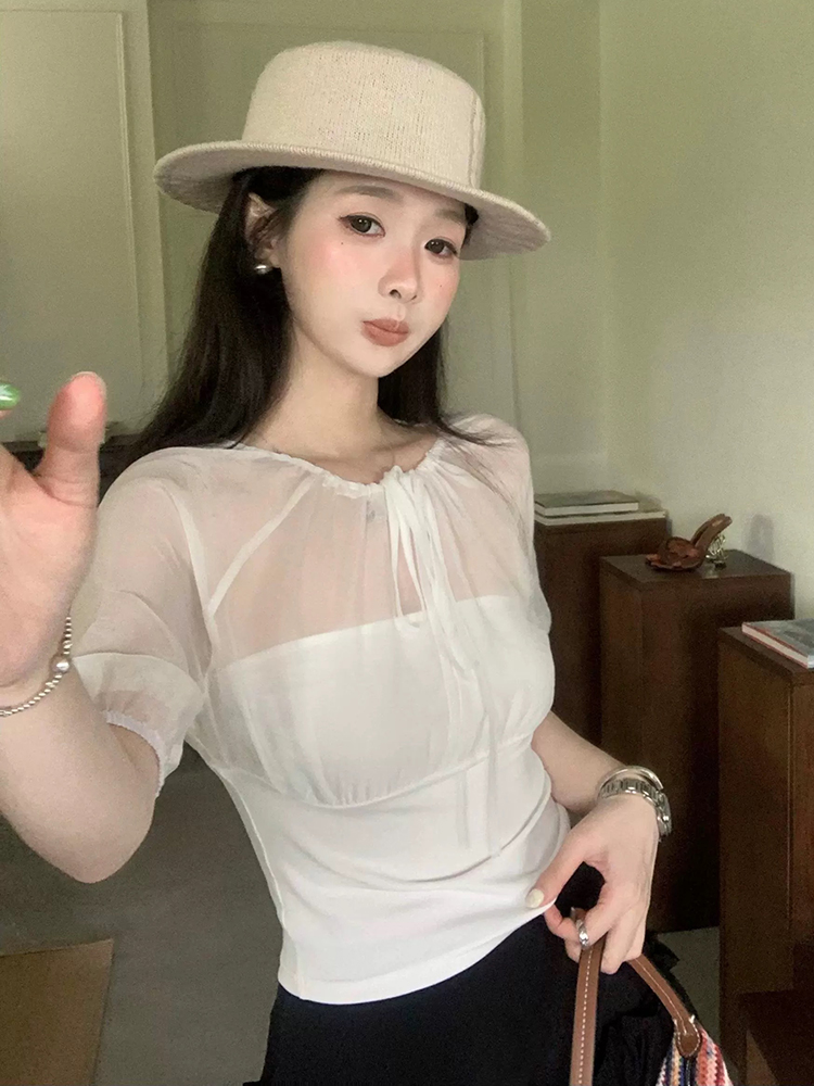 Mulberry Silk-Paneled Top with - Summer Clothing Shops review and price