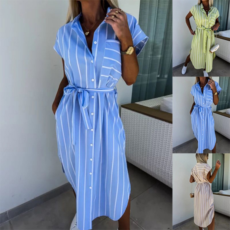Short Sleeve Striped Shirt Dre - Summer Clothing Looks review and price