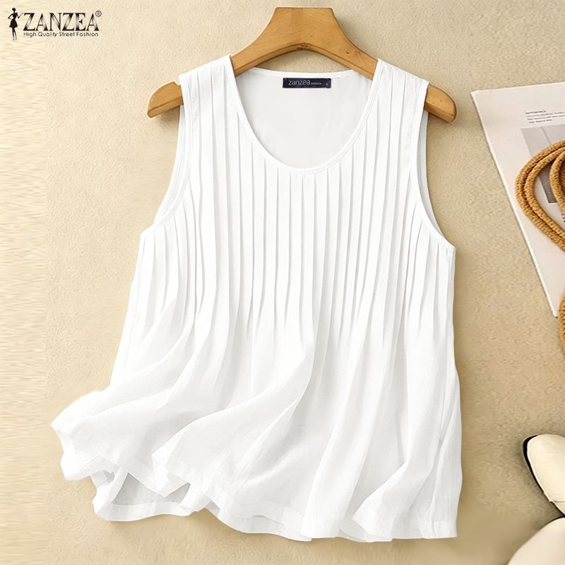 ZANZEA Woman Summer Pintuck Ta - Summer Clothing Plus Size Women review and price