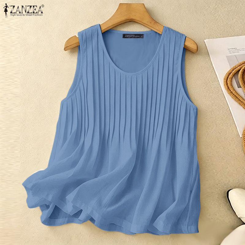 ZANZEA Woman Summer Pintuck Ta - Summer Clothing Plus Size Women review and price