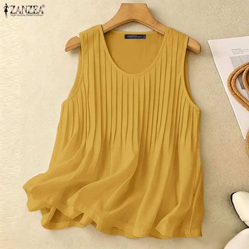ZANZEA Woman Summer Pintuck Ta - Summer Clothing Plus Size Women review and price