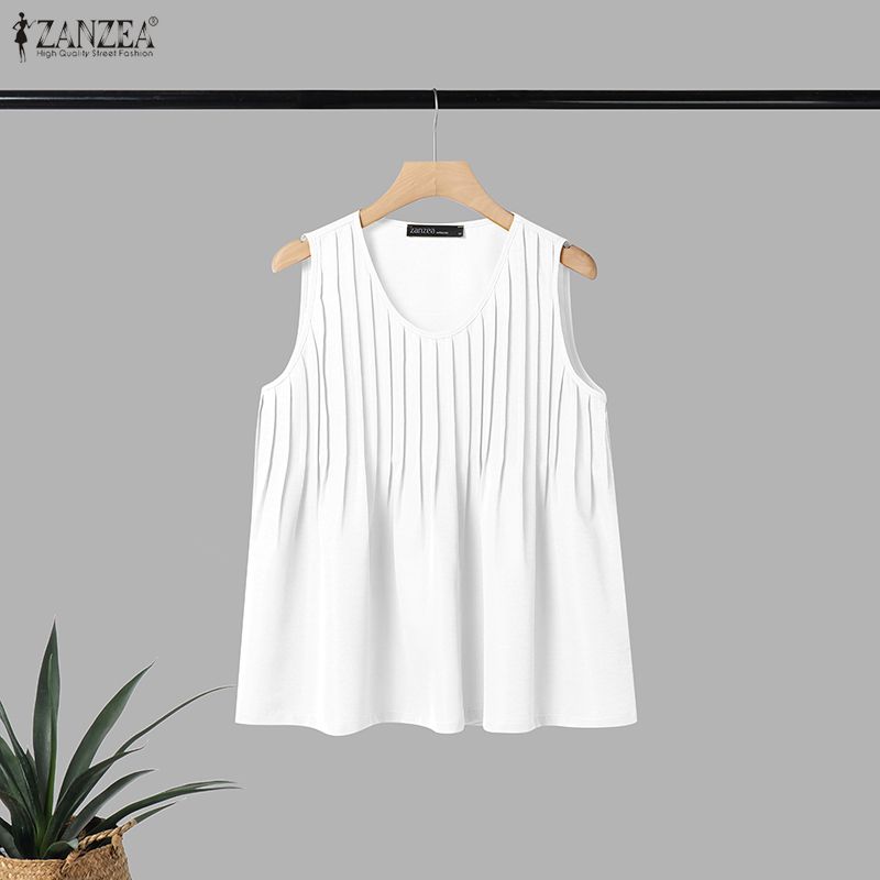 ZANZEA Woman Summer Pintuck Ta - Summer Clothing Plus Size Women review and price