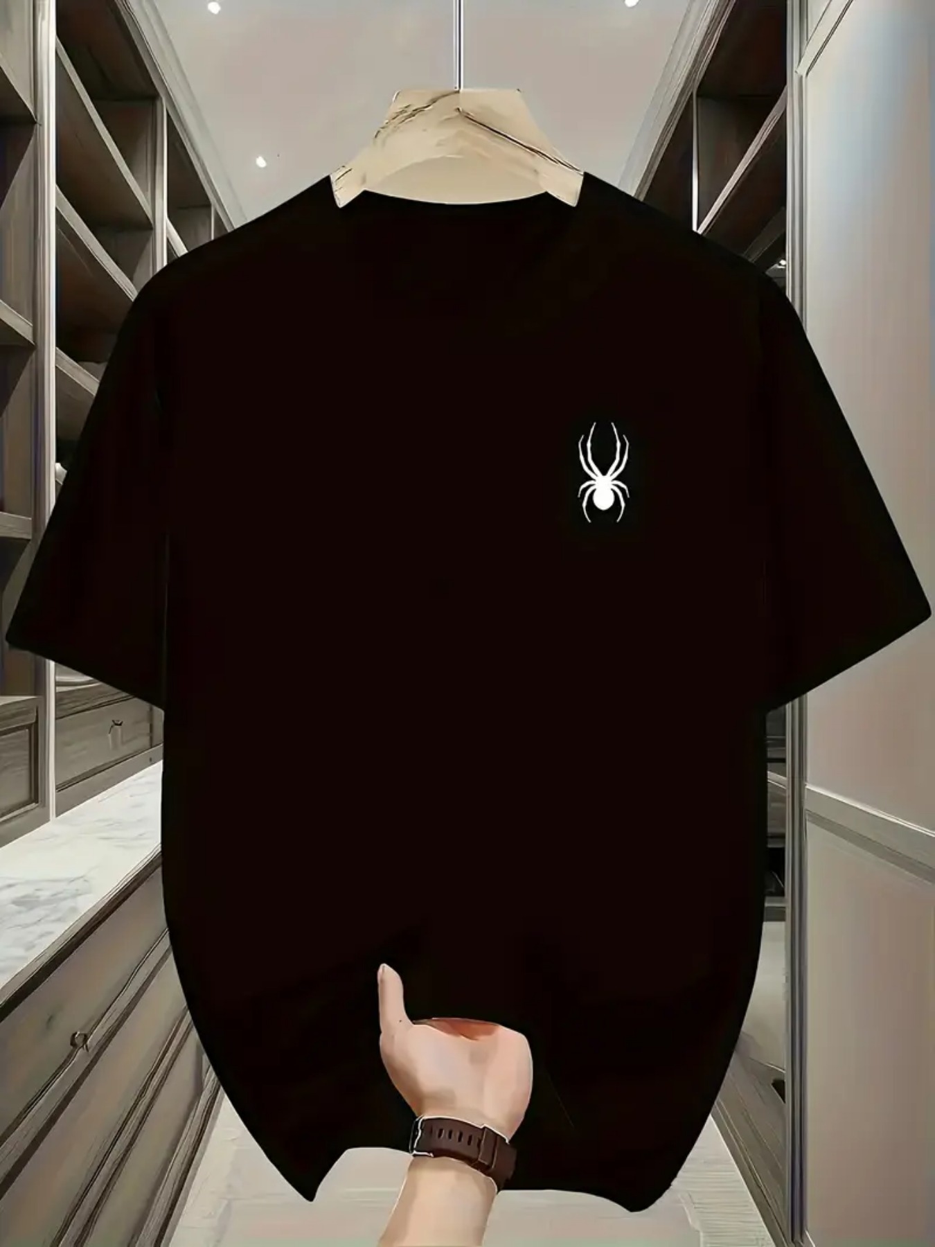 Short-sleeved T-shirt with sma - Summer Clothing Affordable review and price