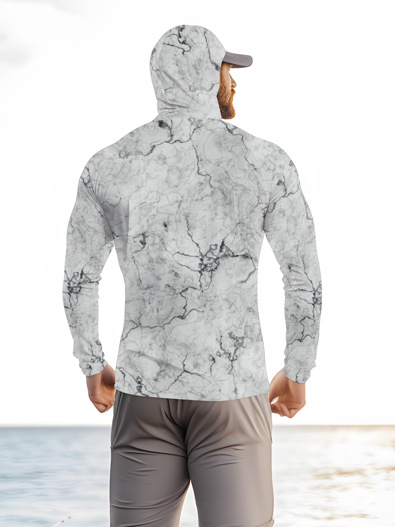 Men Hood Fishing Shirt long sl - Summer Clothing Men review and price