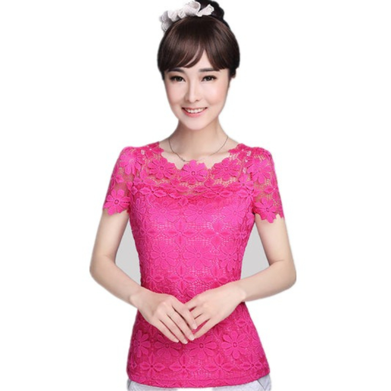 Plus Size Women  Lace  Blouse  - Summer Clothing Plus Size Women review and price