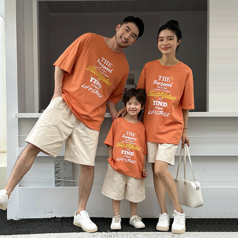 Summer Dad Mother Kids Clothes - Summer Clothing Looks review and price