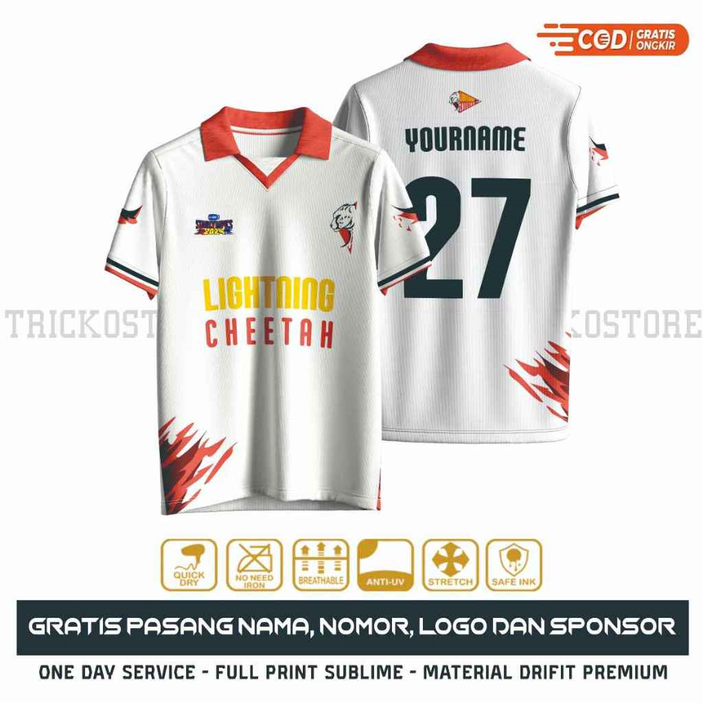 GMMTV LIGHTNING CHEETAH JERSEY - Summer Clothing Names review and price