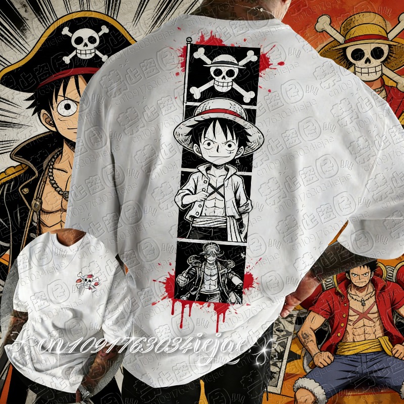 2026 One Piece Men's Cotton T- - Summer Clothing Good Quality review and price